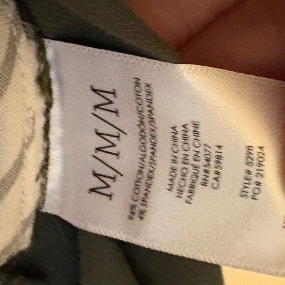 CAbi Crossroads Utility Jacket #5298 – Army Green Shacket Size M - Picture 3 of 5